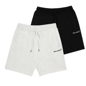 Signature Organic Fleece Shorts in Black, and Grey- Timeless, Streetwear, and Versatile Streetwear Styles for Every Wardrobe.