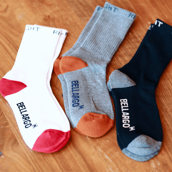Bellargo Crew Socks Set - Crafted for Maximum Comfort and Style with Dri-FIT Technology and a Knitted Insignia Logo.