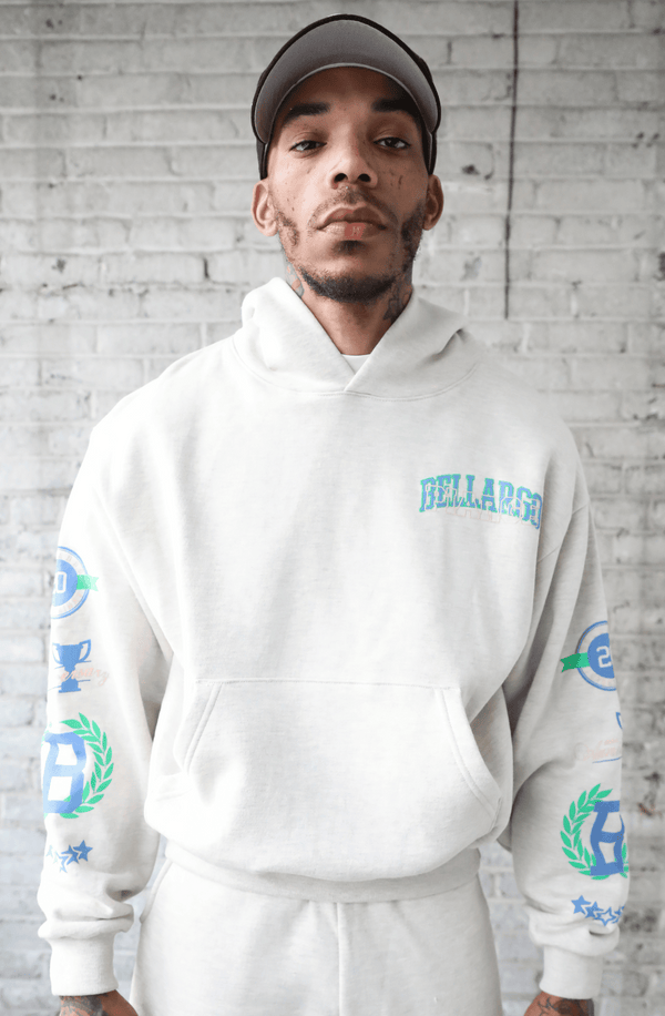 Bellargo 20th Anniversary Limited Edition Graduation Fleece Pullover in Soft-Combed Cotton Blend, Made in USA