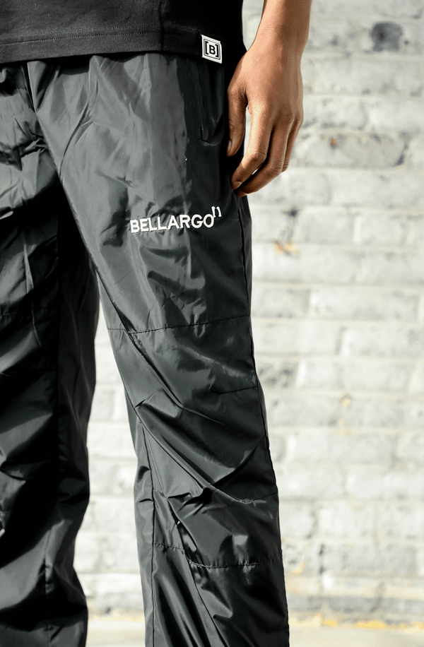 lose-up of Bellargo Signature Unisex Windbreaker Pants Fabric and Details