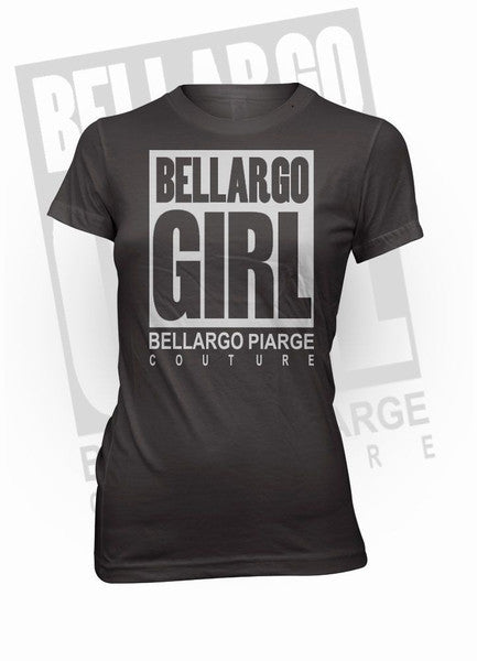 "Bellargo Girl" Metallic Crew Neck T-Shirt (MORE COLORS AVAILABLE) - Bellargo Piarge