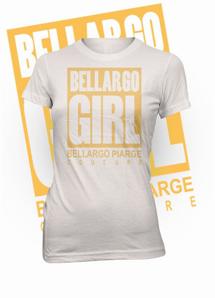 "Bellargo Girl" Metallic Crew Neck T-Shirt (MORE COLORS AVAILABLE) - Bellargo Piarge